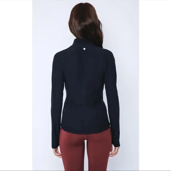 YOGALICIOUS LUX HEATHER FLARED BOTTOM JACKET SIZE L NWT - Picture 4 of 11